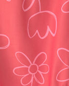 Baby Girl Floral 1-Piece Swimsuit - Red, image 4 of 5 slides