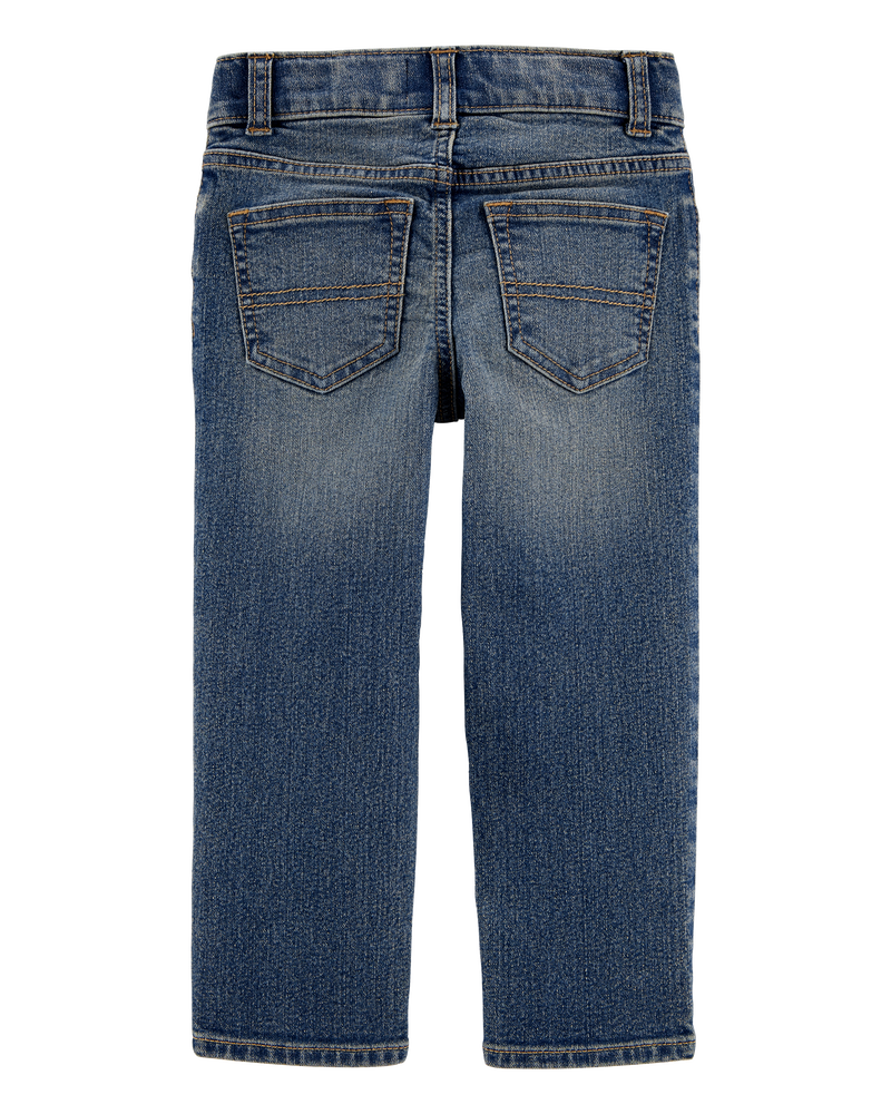 Baby Classic Jeans In Tumbled Medium Faded Wash, image 2 of 5 slides