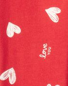 Girls Heart Pull-On Stretch Leggings, image 3 of 4 slides