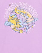 Kid Space Print Snug Fit Cotton 4-Piece Pyjamas, image 2 of 4 slides