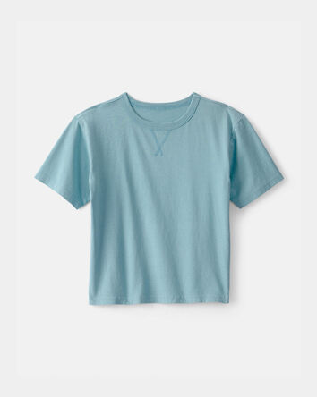 Gar&ccedil;ons - T-shirt &agrave; manches courtes - Bleu, 