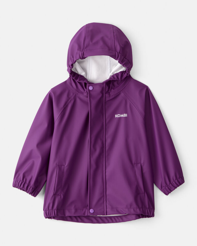 Rain Wear Raincoat For Years Old Girl Purple Toddler Girl Kombi