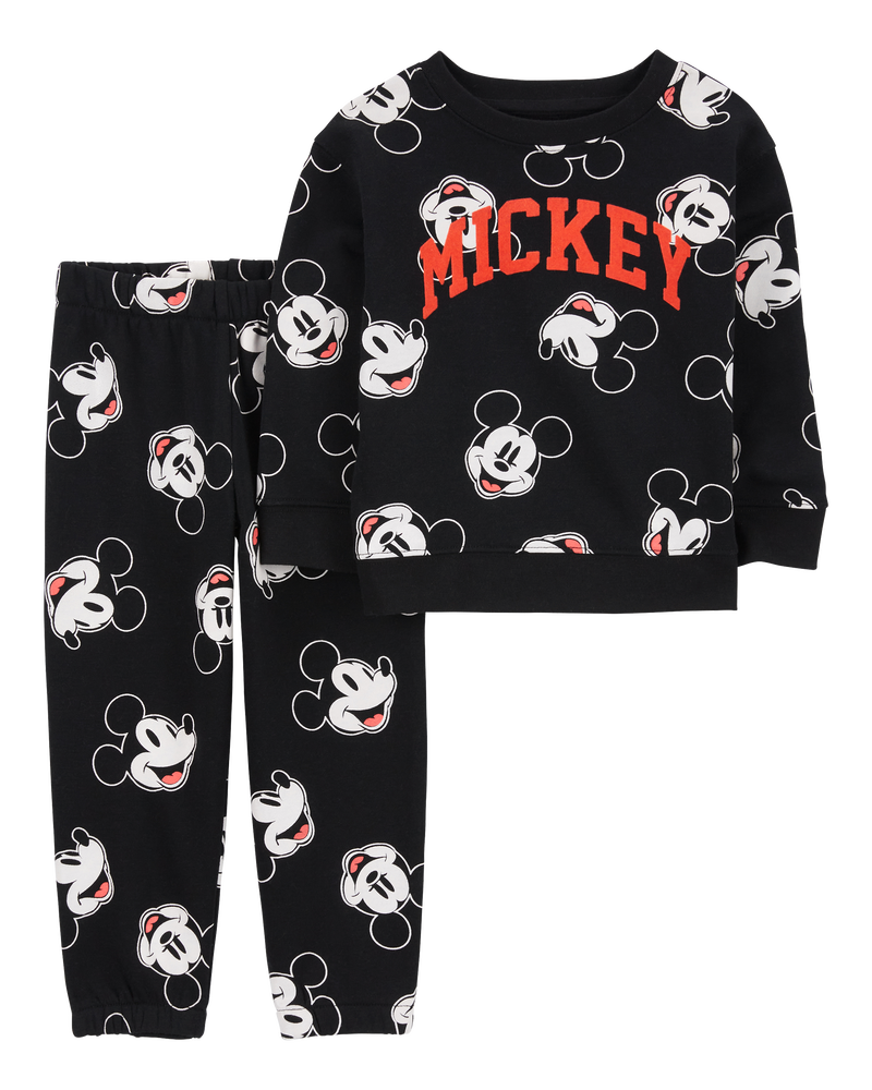 Baby 2-Piece Mickey Mouse Sweatshirt & Pant Set, image 1 of 2 slides