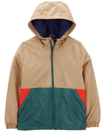 Fleece-Lined Colourblock Jacket, 