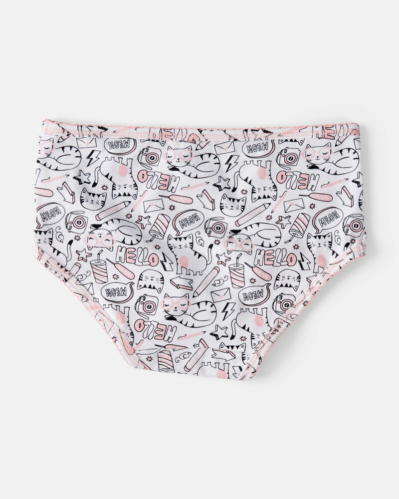 Kid 7-Pack Unicorn Stretch Cotton Undies, image 2 of 3 slides