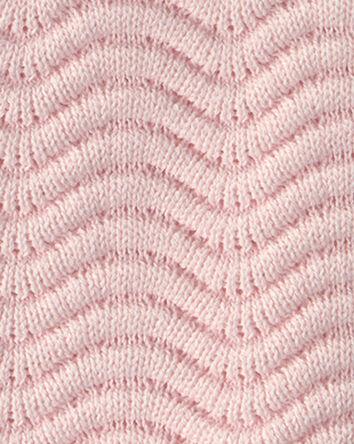 Baby Girl Sweater Knit Tank Top - Pink, 