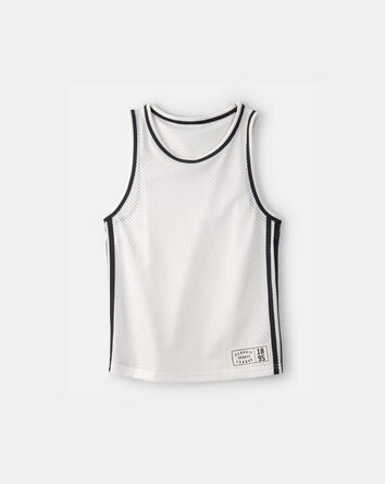 Gar&ccedil;ons - Filet de sport Tank - Blanc, 