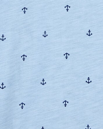 Kid Anchor Polo Shirt -Blue, 