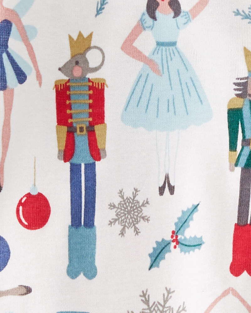 Baby Organic Cotton Holiday Nutcracker sleeper pyjamas, image 3 of 4 slides