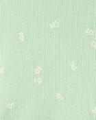 Filles - Robe &agrave; manches courtes, floral &ndash; Vert, image 3 sur 3 diapositives