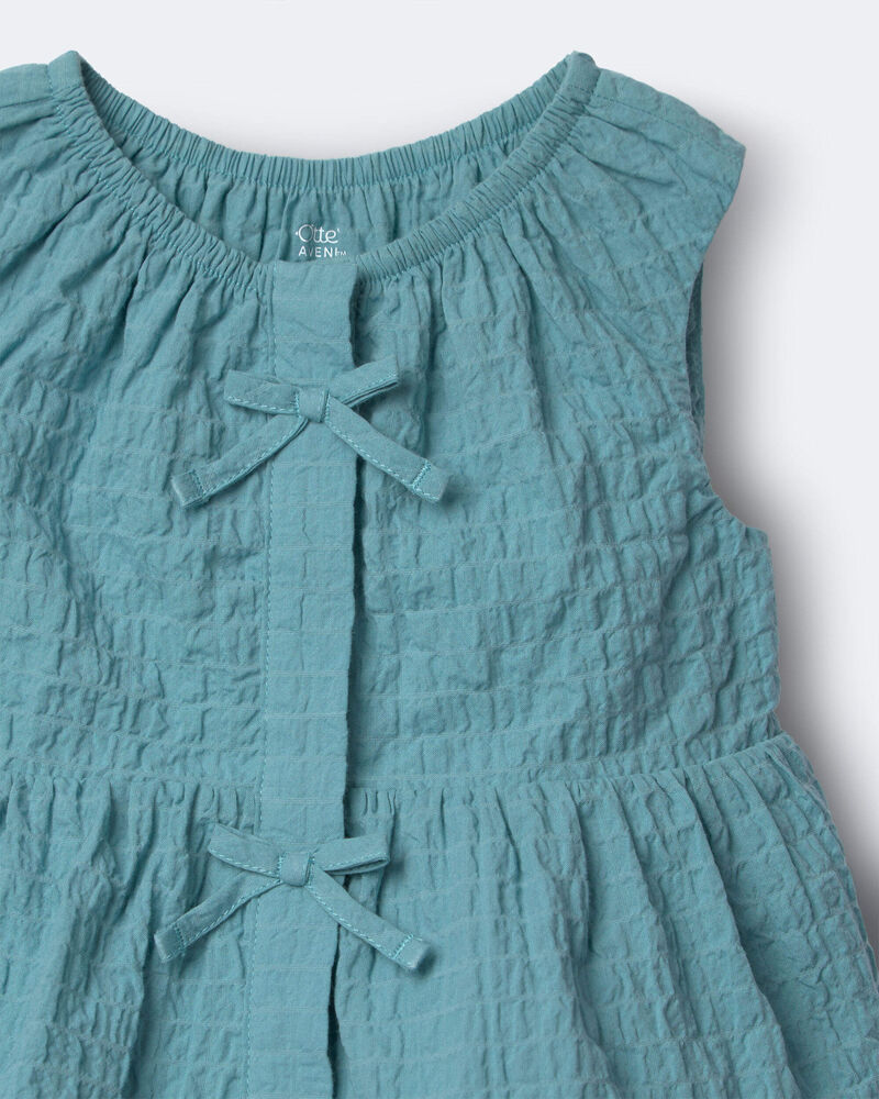 Toddler Girl Peplum Top - Teal, image 6 of 6 slides