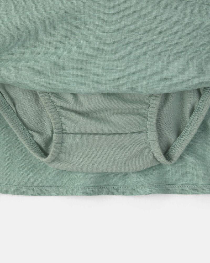 B&eacute;b&eacute; fille - Jupe-short avec poches - Vert, image 2 sur 3 diapositives