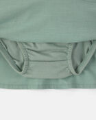 B&eacute;b&eacute; fille - Jupe-short avec poches - Vert, image 2 sur 3 diapositives