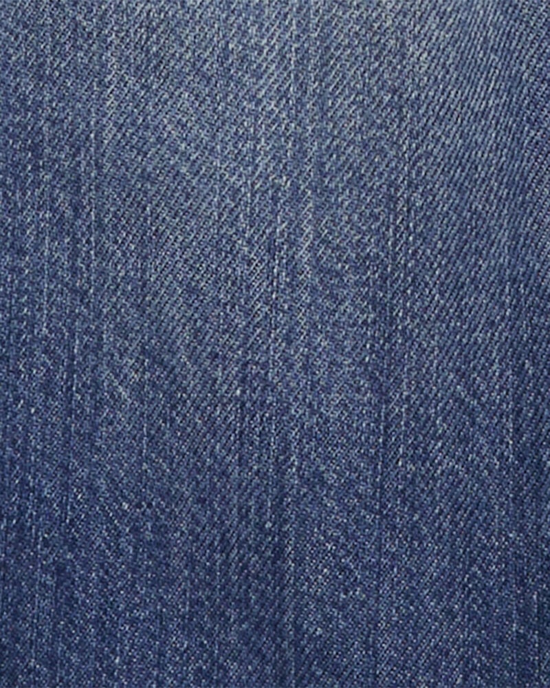 Baby Classic Denim Overalls: Removed Patch Remix, image 3 of 5 slides