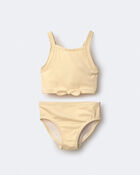 Toddler Girl Bow Tankini - Yellow, image 2 of 7 slides