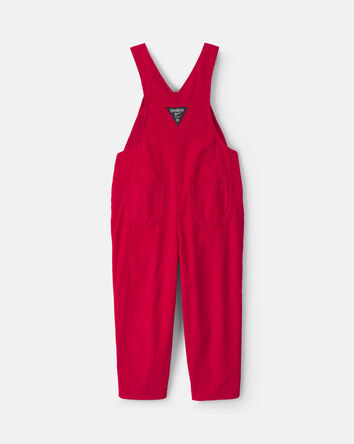 Toute-petit fille - Salopette en velours c&ocirc;tel&eacute; &ndash; Rouge, 