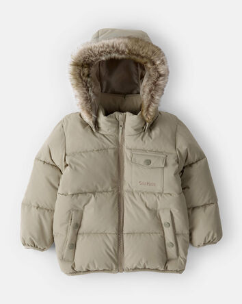Toddler Boy Urban Heavy Weight Jacket - Sand, 
