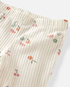 Baby 2-Pack Organic Cotton Rib Leggings, image 2 of 5 slides