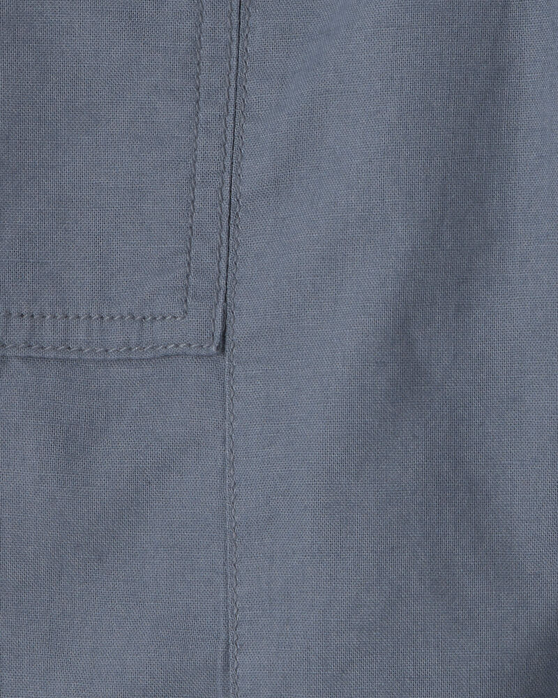 Toddler Boy Linen Pants Made with Organic Cotton, image 4 of 5 slides