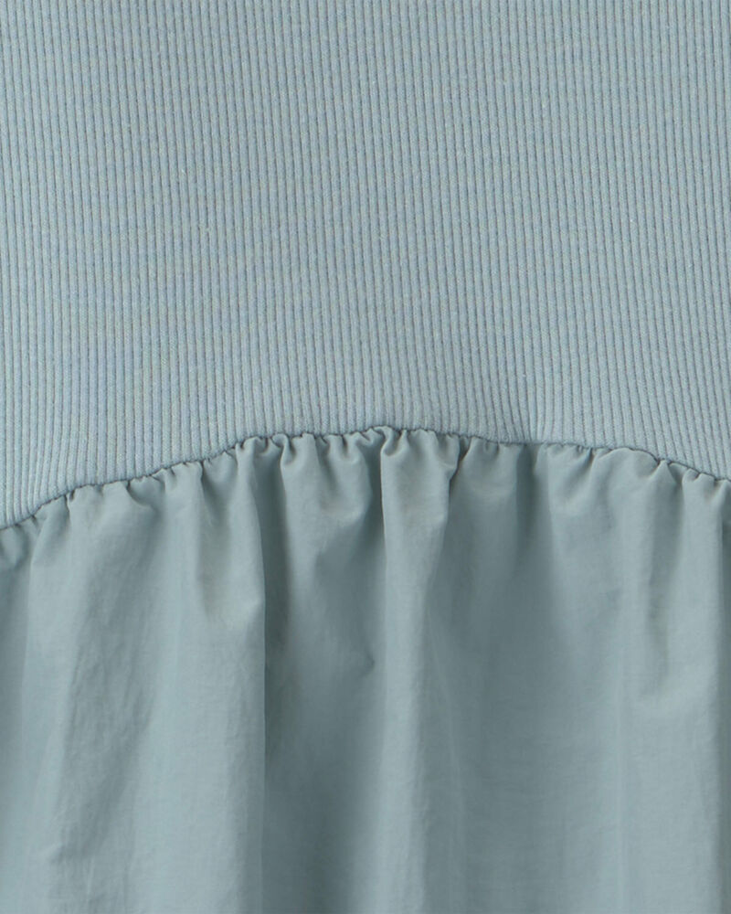 Filles - Robe mi-longue &agrave; n&oelig;ud - Bleu, image 6 sur 6 diapositives