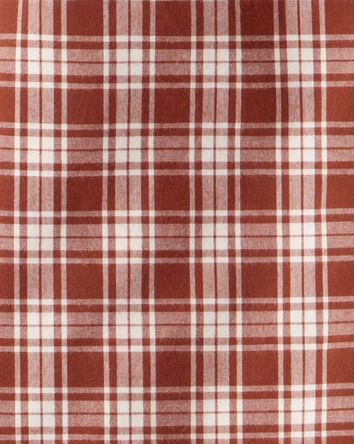 Garçons - Chemise boutonnée à motif écossais jaune, 