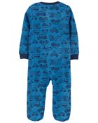 2-Pack Zip-Up Fleece Pyjamas , image 5 of 9 slides