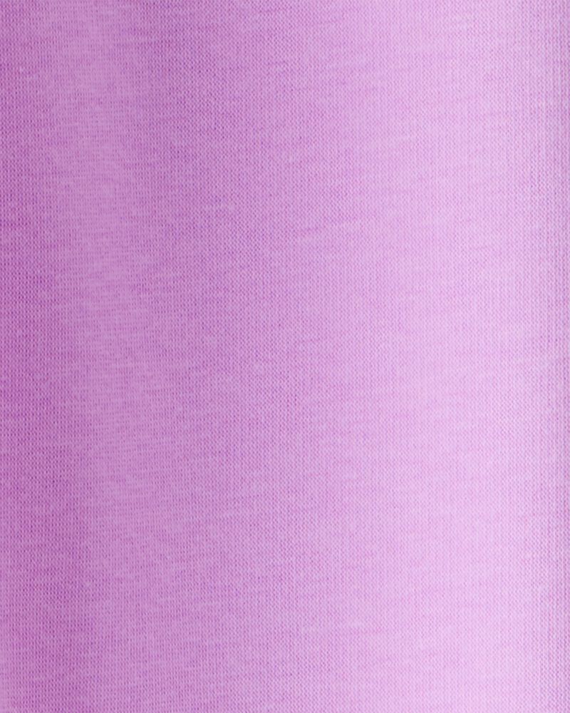 Girls Metallic Heart Pull-On Stretch Cozy Leggings - Purple, image 4 of 6 slides