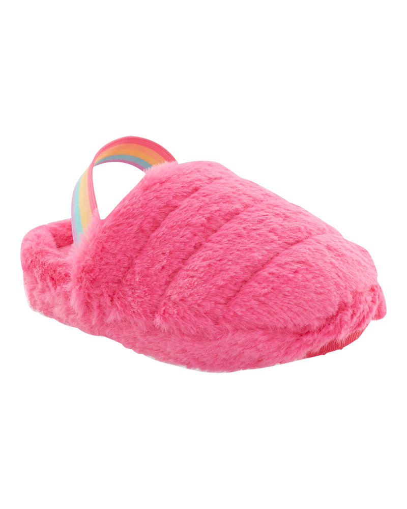 Faux Fur Slippers, image 1 of 6 slides