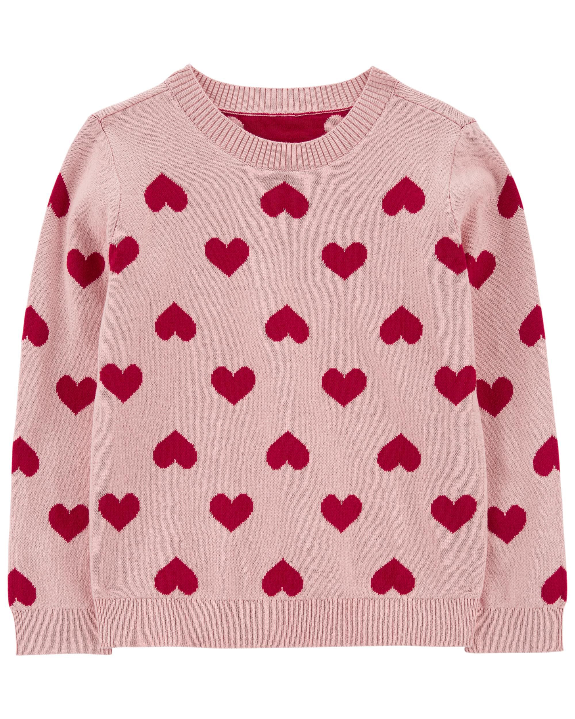 Kid Valentine s Day Heart Sweater