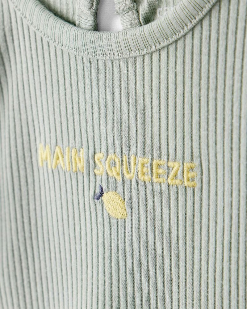 Baby Girl 'Main Squeeze' Bodysuit & Pant Set - Green, image 2 of 4 slides