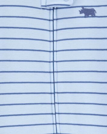 Baby Striped Rhino 2-Way Zip Sleeper, 