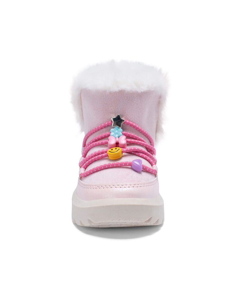 Tout-petit fille - Bottes de mode pour fille - Brun, image 4 sur 6 diapositives