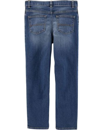 Kid Straight Jeans In Anchor Dark Wash, 