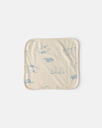 Baby 6-Pack Bear Terry Washcloths - Blue, 