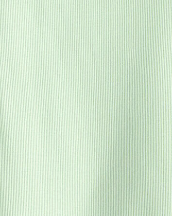 Girls Rib Top - Green, 