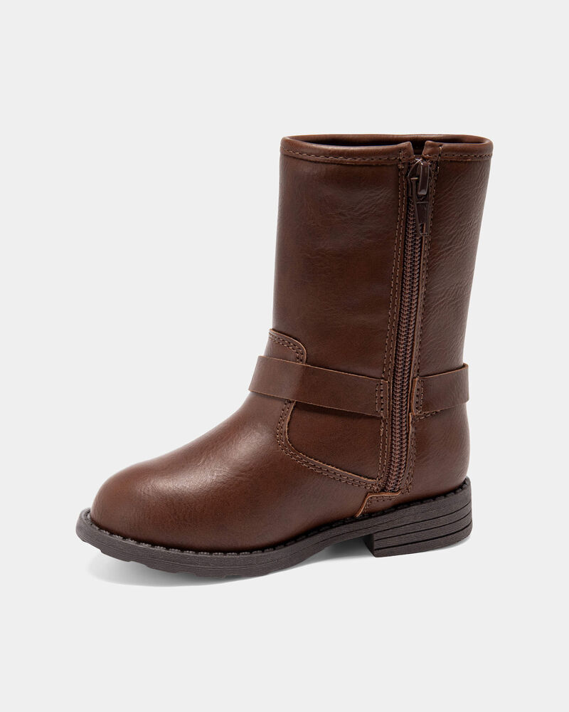 Toddler Girl Fashion Boots - Brown, image 7 of 7 slides