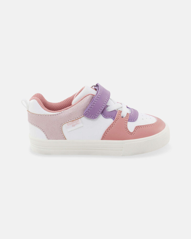 Tout-petit fille - Baskets d&eacute;contract&eacute;es - Rose/Blanc, image 2 sur 6 diapositives
