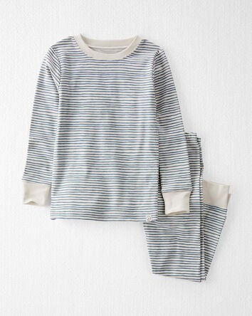 Toddler Organic Cotton Pyjamas Set in Stripes, 