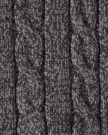 Baby Boy Sleeveless Sweater Vest - Grey, 