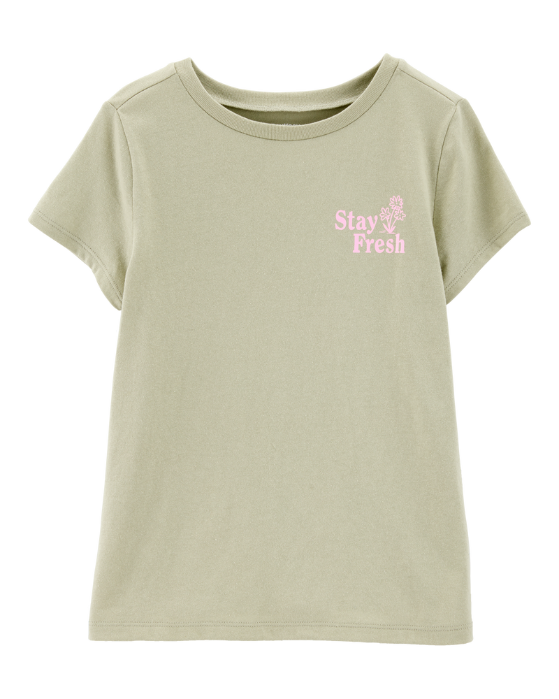 Kid Stay Fresh Graphic Short-Sleeve Tee - Green, image 1 of 5 slides