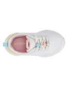 Tout-petit fille - Chaussures de sport &agrave; breloques sur les lacets - Blanc, image 4 sur 12 diapositives