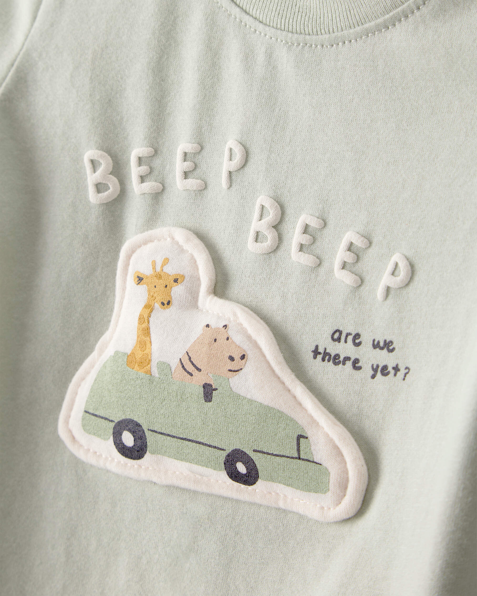 Baby Critter Road Trip Graphic Tee - Green | Carter's Oshkosh Canada