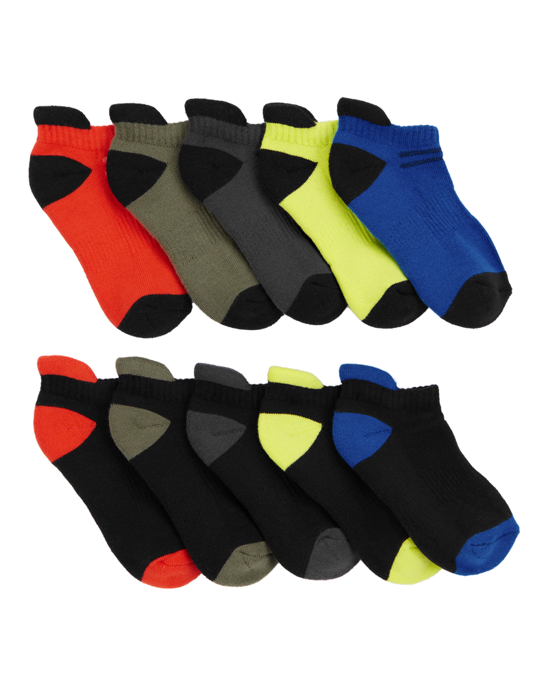 Kid 10-Pack Athletic Socks, image 1 of 3 slides