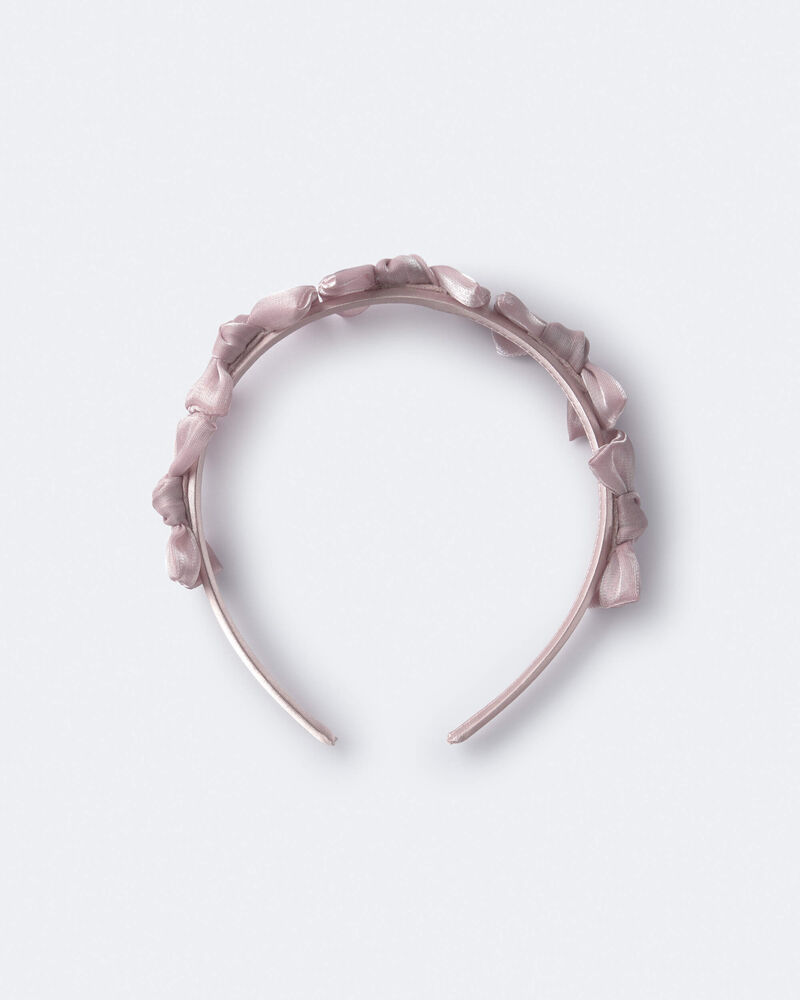 Tout-petit fille - Bandeau &agrave; n&oelig;uds - Mauve, image 4 sur 5 diapositives