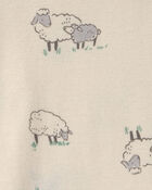 Baby 6-Pack Sheep Long-Sleeve Bodysuits - Grey/White, image 6 of 8 slides