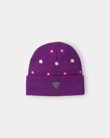 Tout-petit fille - Tuque Stripy Kombi - Mauve, 