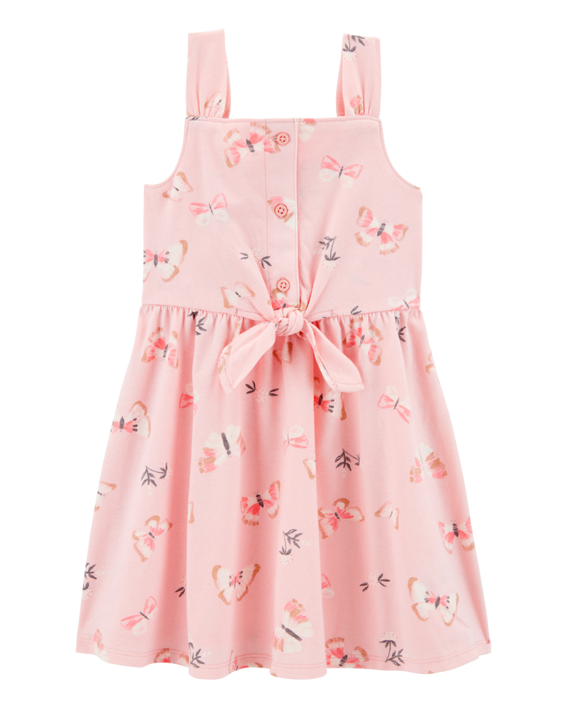 Tout-petit Robe sans manches à motifs de papillons, image 1 sur 4 diapositives