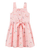 Tout-petit Robe sans manches à motifs de papillons, image 1 sur 4 diapositives