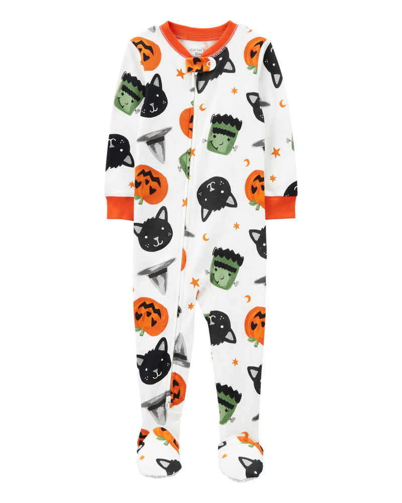 Baby 1 Piece Halloween 100 Snug Fit Cotton Footie Pyjamas