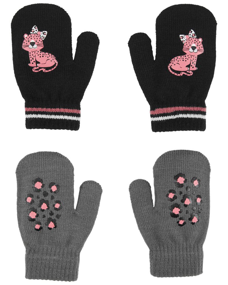 Toddler 2-Pack Gripper Mittens, image 1 of 2 slides